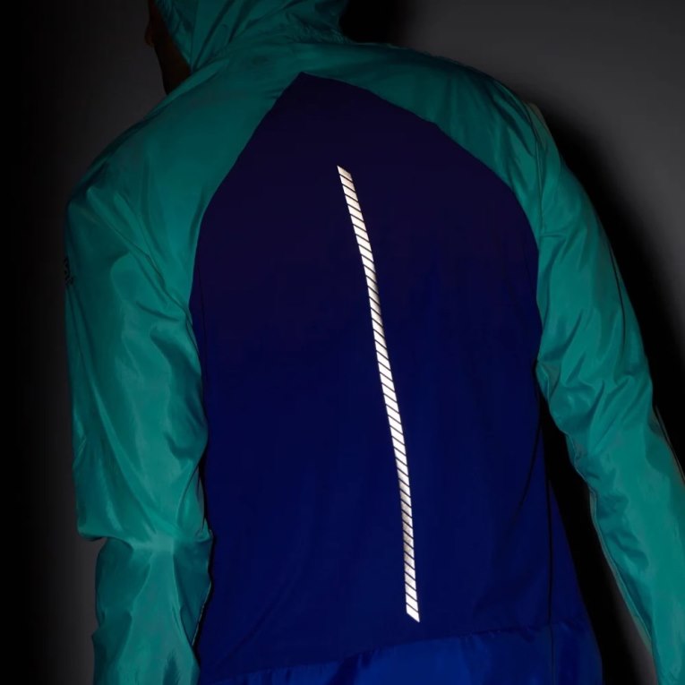 Turquoise / Blue Salomon Bonatti Cross Men's Windbreaker | IE JK1783